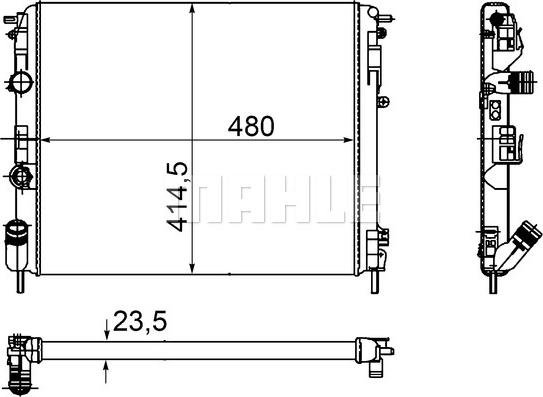 Wilmink Group WG2182381 - Radiators, Motora dzesēšanas sistēma autodraugiem.lv