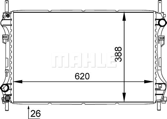 Wilmink Group WG2182375 - Radiators, Motora dzesēšanas sistēma autodraugiem.lv