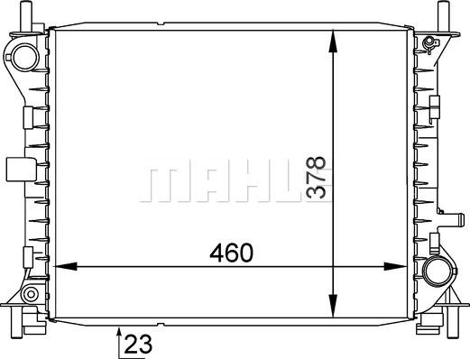 Wilmink Group WG2182370 - Radiators, Motora dzesēšanas sistēma autodraugiem.lv