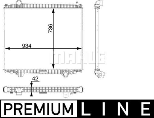 Wilmink Group WG2182243 - Radiators, Motora dzesēšanas sistēma autodraugiem.lv