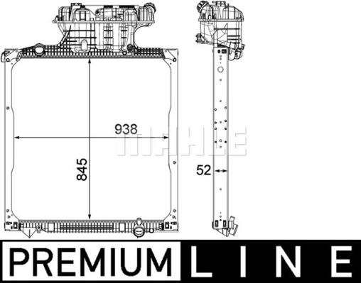 Wilmink Group WG2182258 - Radiators, Motora dzesēšanas sistēma autodraugiem.lv