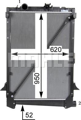 Wilmink Group WG2182265 - Radiators, Motora dzesēšanas sistēma autodraugiem.lv