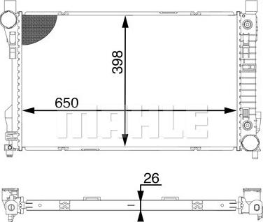 Wilmink Group WG2182790 - Radiators, Motora dzesēšanas sistēma autodraugiem.lv