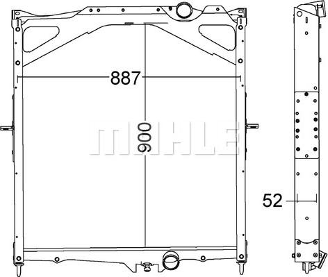 Wilmink Group WG2182743 - Radiators, Motora dzesēšanas sistēma autodraugiem.lv