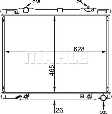 Wilmink Group WG2182756 - Radiators, Motora dzesēšanas sistēma autodraugiem.lv