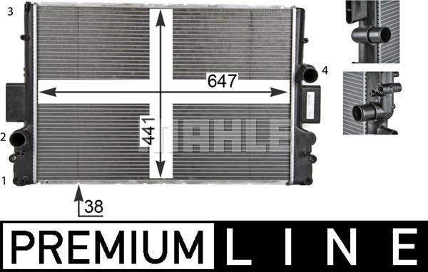 Wilmink Group WG2182737 - Radiators, Motora dzesēšanas sistēma autodraugiem.lv