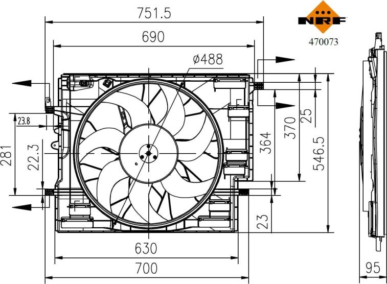 Wilmink Group WG2305646 - Ventilators, Motora dzesēšanas sistēma autodraugiem.lv