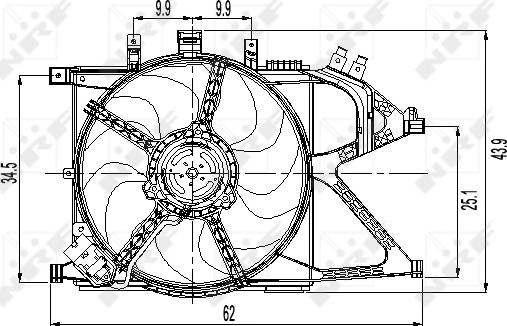 Wilmink Group WG2260930 - Ventilators, Motora dzesēšanas sistēma autodraugiem.lv