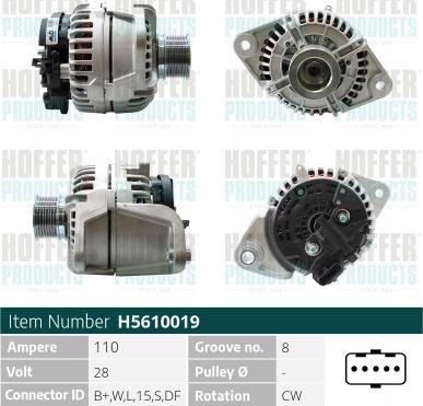 Wilmink Group WG2263720 - Ģenerators autodraugiem.lv