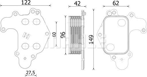 Wilmink Group WG2224696 - Eļļas radiators, Motoreļļa autodraugiem.lv