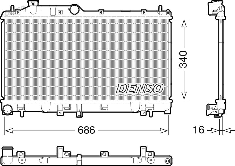 Wilmink Group WG2270656 - Radiators, Motora dzesēšanas sistēma autodraugiem.lv