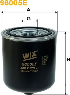 WIX Filters 96005E - Gaisa sausinātāja patrona, Gaisa kompresors autodraugiem.lv