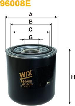 WIX Filters 96008E - Gaisa sausinātāja patrona, Gaisa kompresors autodraugiem.lv