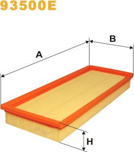 WIX Filters 93500E - Filtrs, Salona telpas gaiss autodraugiem.lv