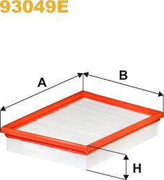 WIX Filters 93049E - Filtrs, Salona telpas gaiss autodraugiem.lv