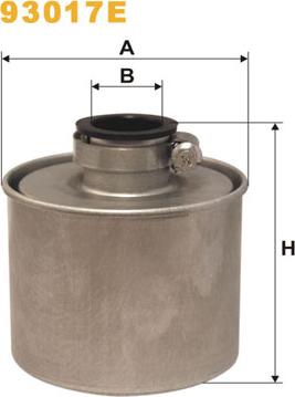 WIX Filters 93017E - Gaisa filtrs, Kompresors-Ieplūstošais gaiss autodraugiem.lv