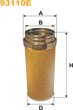 WIX Filters 93110E - Sekundārā gaisa filtrs autodraugiem.lv