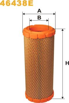 WIX Filters 46438E - Gaisa filtrs autodraugiem.lv