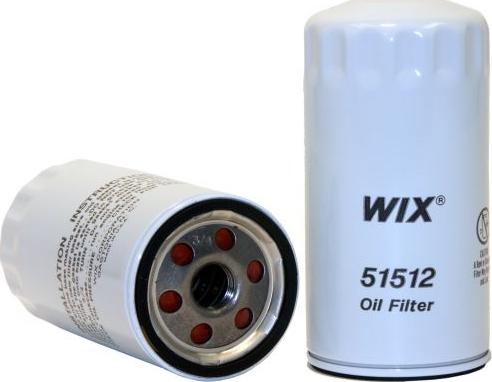 WIX Filters 51512 - Eļļas filtrs autodraugiem.lv