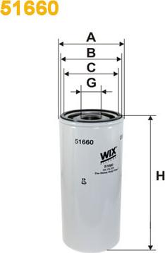 WIX Filters 51660 - Eļļas filtrs autodraugiem.lv