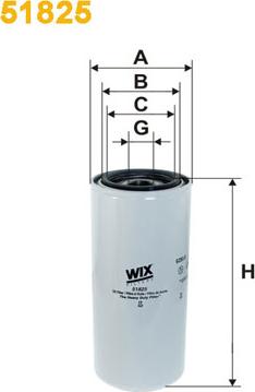 WIX Filters 51825 - Eļļas filtrs autodraugiem.lv