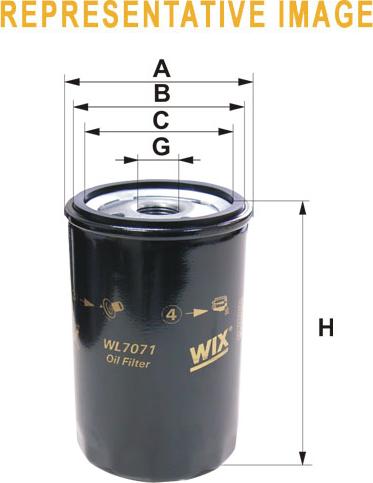 WIX Filters WL7238 - Eļļas filtrs autodraugiem.lv