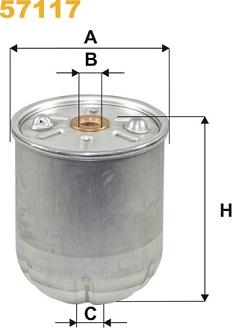 WIX Filters 57117 - Eļļas filtrs autodraugiem.lv