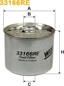 WIX Filters 33166RE - Degvielas filtrs autodraugiem.lv