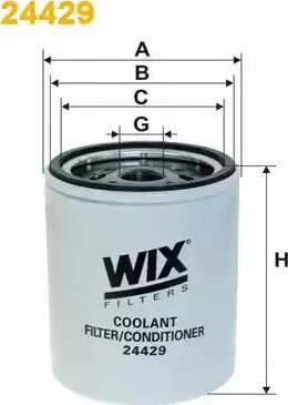 WIX Filters 24429 - Dzesēšanas šķidruma filtrs autodraugiem.lv