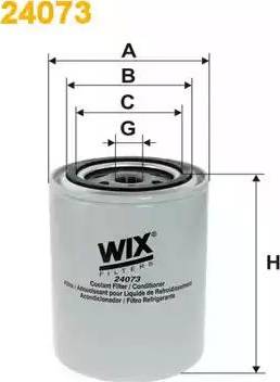 WIX Filters 24073 - Dzesēšanas šķidruma filtrs autodraugiem.lv