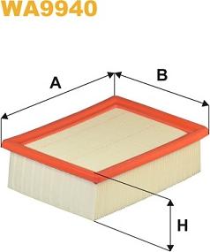 WIX Filters WA9940 - Gaisa filtrs autodraugiem.lv