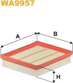 WIX Filters WA9957 - Gaisa filtrs autodraugiem.lv