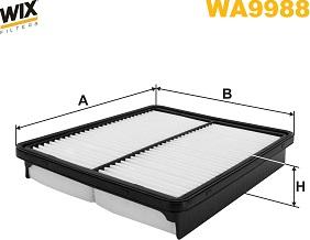 WIX Filters WA9988 - Gaisa filtrs autodraugiem.lv