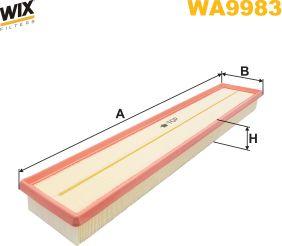 WIX Filters WA9983 - Gaisa filtrs autodraugiem.lv