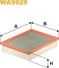 WIX Filters WA9929 - Gaisa filtrs autodraugiem.lv