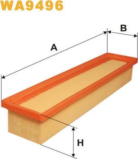 WIX Filters WA9496 - Gaisa filtrs autodraugiem.lv