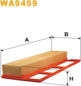 WIX Filters WA9459 - Gaisa filtrs autodraugiem.lv