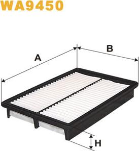 WIX Filters WA9450 - Gaisa filtrs autodraugiem.lv