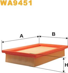 WIX Filters WA9451 - Gaisa filtrs autodraugiem.lv