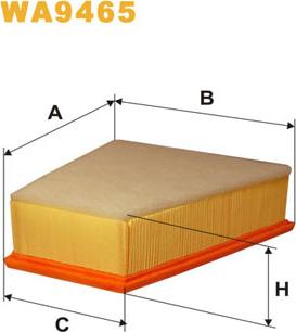 WIX Filters WA9465 - Gaisa filtrs autodraugiem.lv