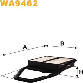 WIX Filters WA9462 - Gaisa filtrs autodraugiem.lv