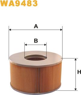 WIX Filters WA9483 - Gaisa filtrs autodraugiem.lv