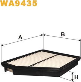 WIX Filters WA9435 - Gaisa filtrs autodraugiem.lv