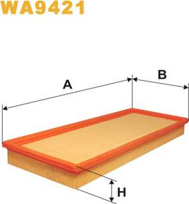 WIX Filters WA9421 - Gaisa filtrs autodraugiem.lv