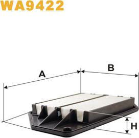 WIX Filters WA9422 - Gaisa filtrs autodraugiem.lv