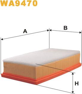 WIX Filters WA9470 - Gaisa filtrs autodraugiem.lv