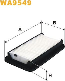 WIX Filters WA9549 - Gaisa filtrs autodraugiem.lv