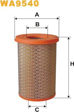 WIX Filters WA9540 - Gaisa filtrs autodraugiem.lv