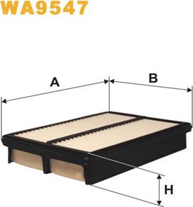 WIX Filters WA9547 - Gaisa filtrs autodraugiem.lv