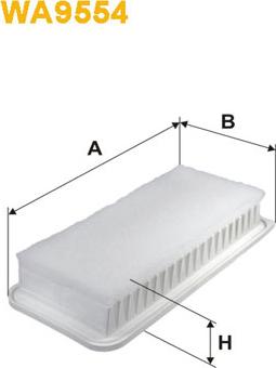 WIX Filters WA9554 - Gaisa filtrs autodraugiem.lv